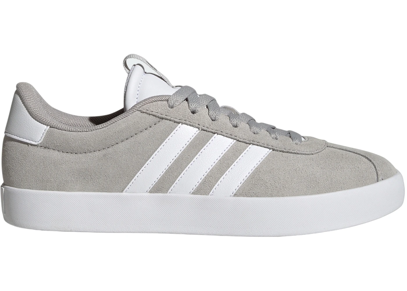 adidas Vl Court 3.0 Grey Cloud White Silver Metallic 