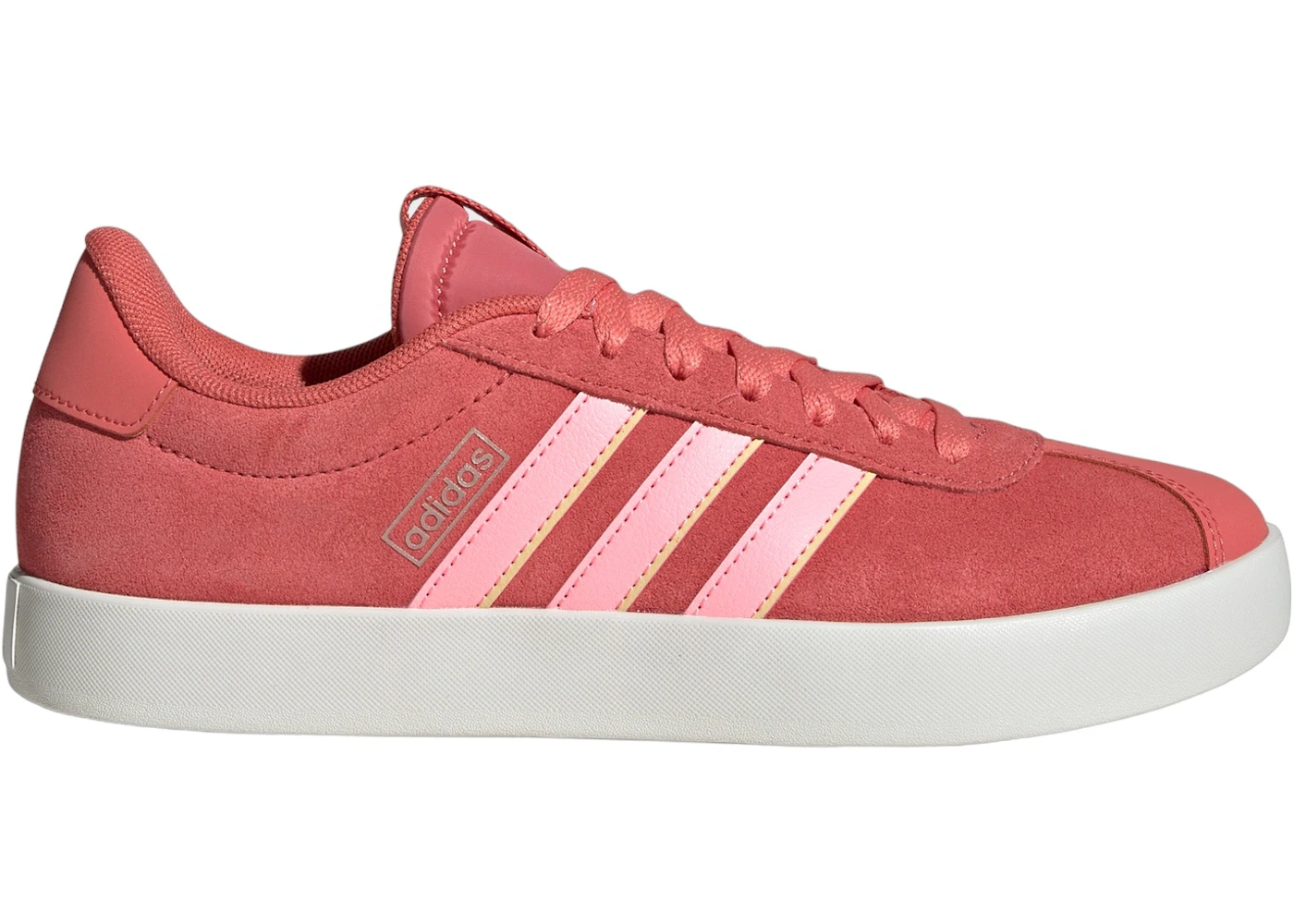 adidas Vl Court 3.0 Preloved Scarlet Pink Spark Almost Yellow 
